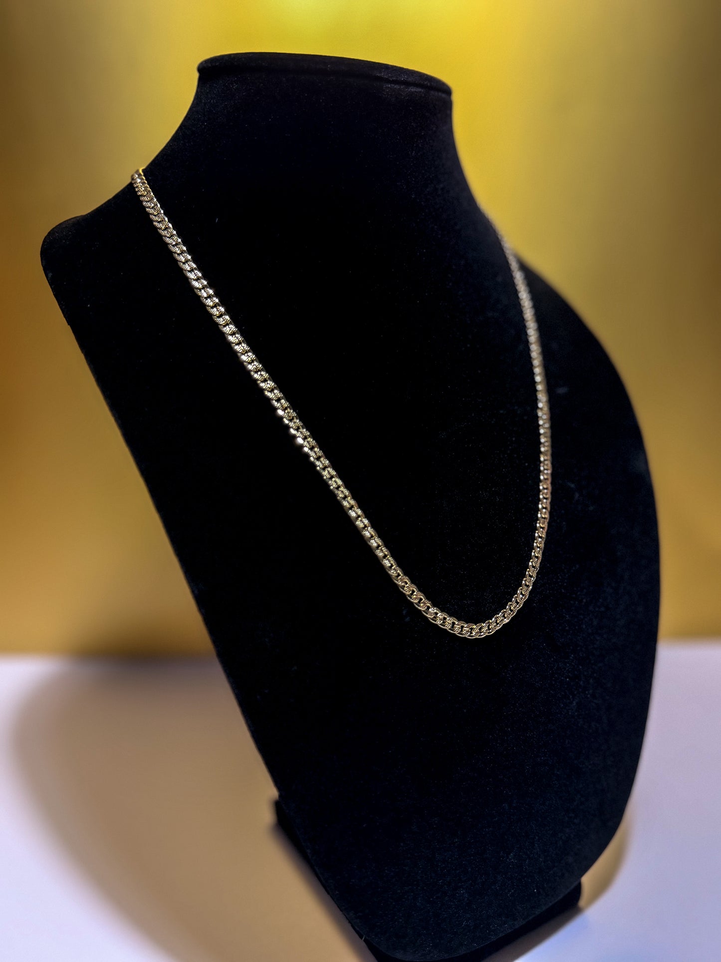 Luxenor Frost Cuban Chain – 14K Gold Plated & Sterling Silver