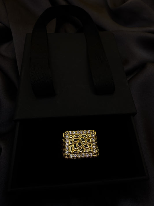 Luxenor Square Nugget Ring