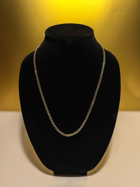 Luxenor Frost Cuban Chain – 14K Gold Plated & Sterling Silver