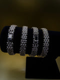 Luxenor Dynasty Tennis Bracelet 8” 14K Gold Plated|Sterling Silver