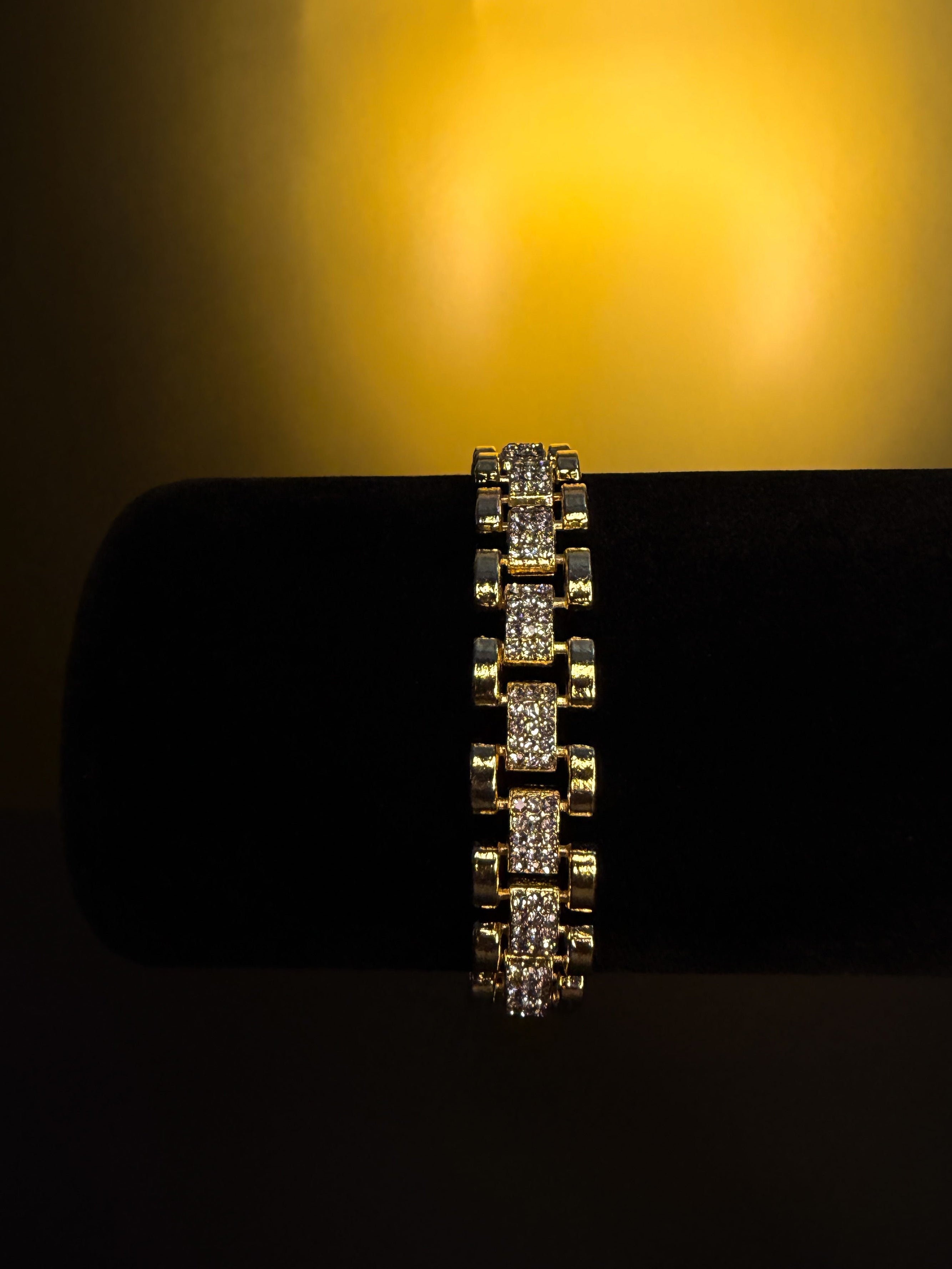 Luxenor Iced Link Bracelet 7”