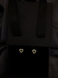 Luxenor Heart Glow Stud Earrings