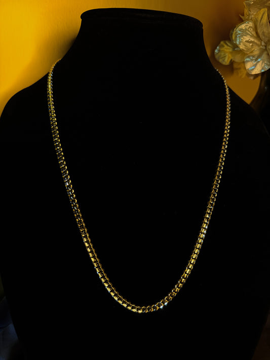 Luxenor Prestige Cuban Chain | 14K Gold Plated | 22”