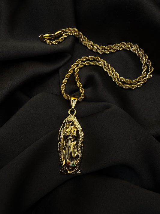 Luxenor Guadalupe Pendant - 14k Gold Plated|Sterling Silver