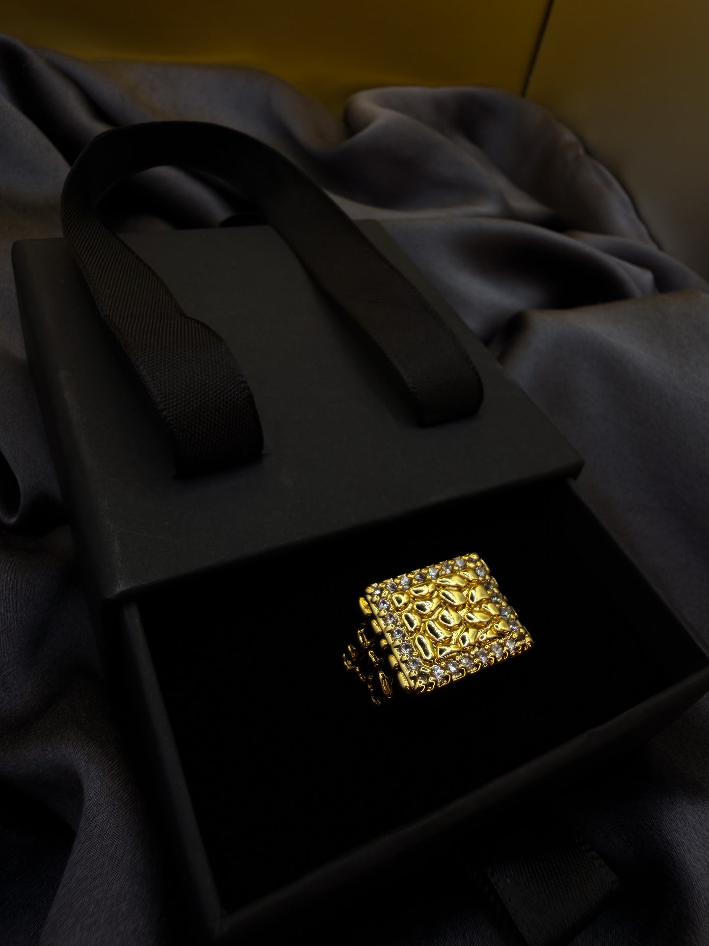 Luxenor Square Nugget Ring